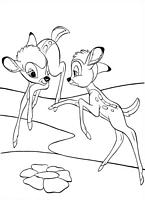 kolorowanki Bambi Disney malowanki do wydruku numer 51